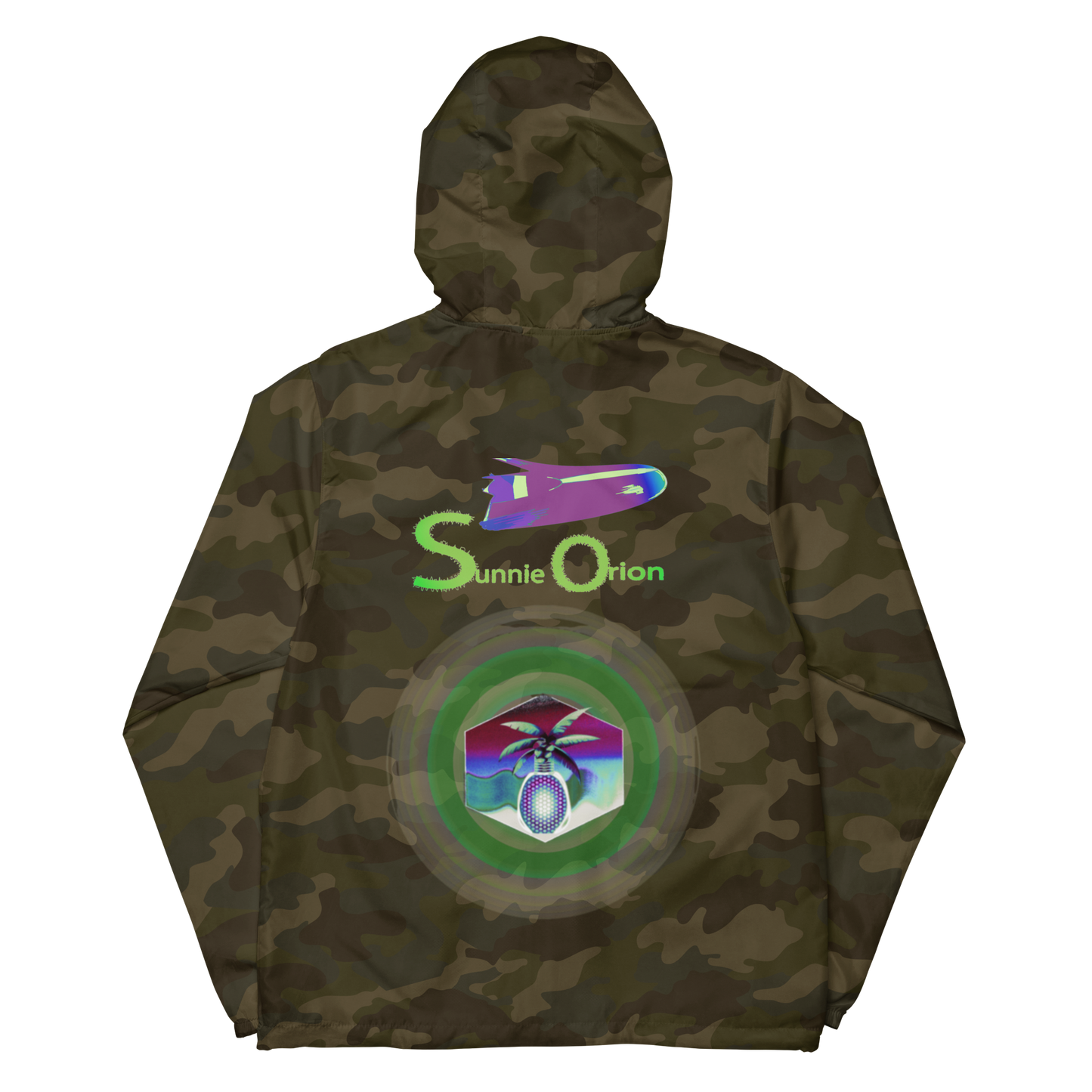 Unisex lightweight zip up windbreaker