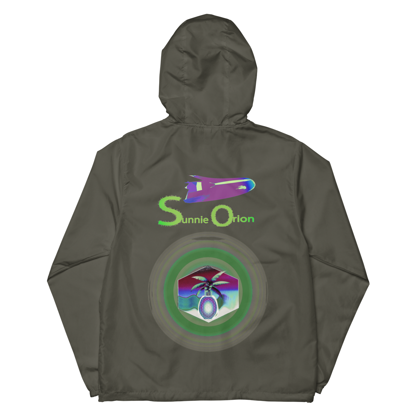 Unisex lightweight zip up windbreaker