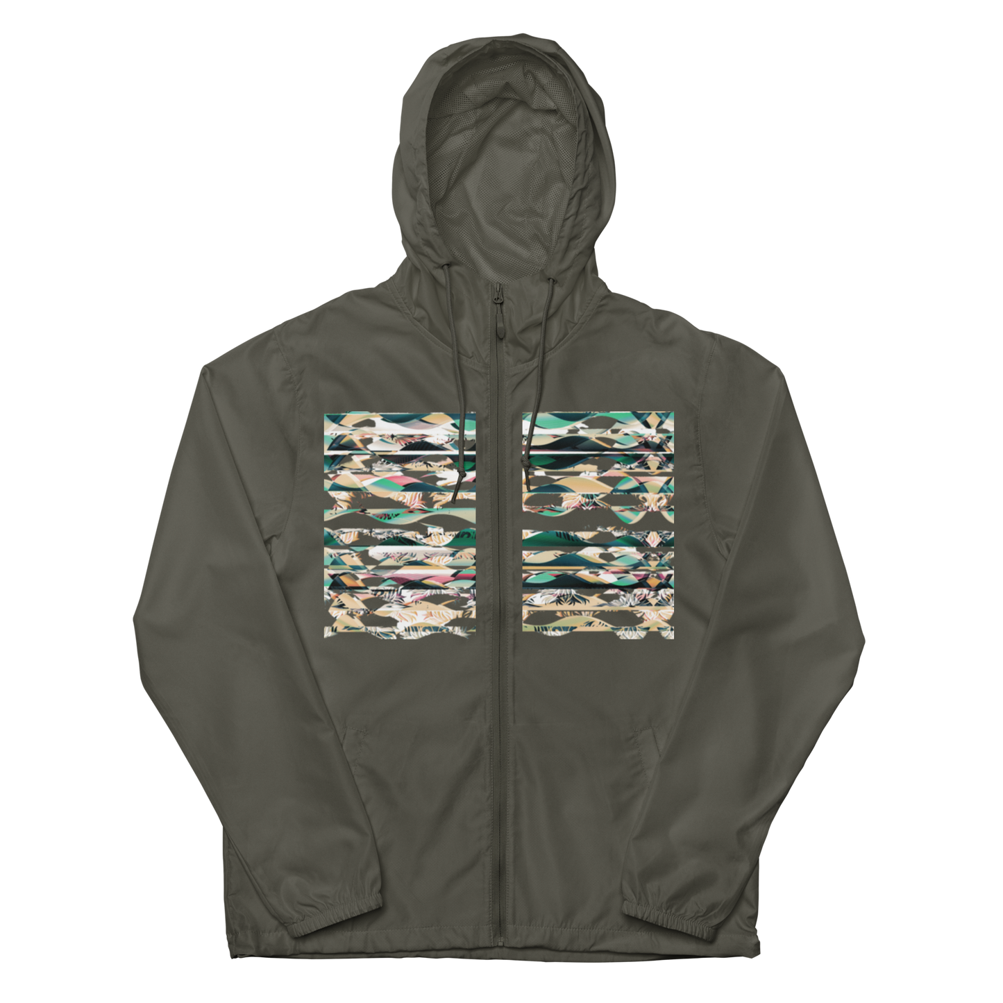Unisex lightweight zip up windbreaker
