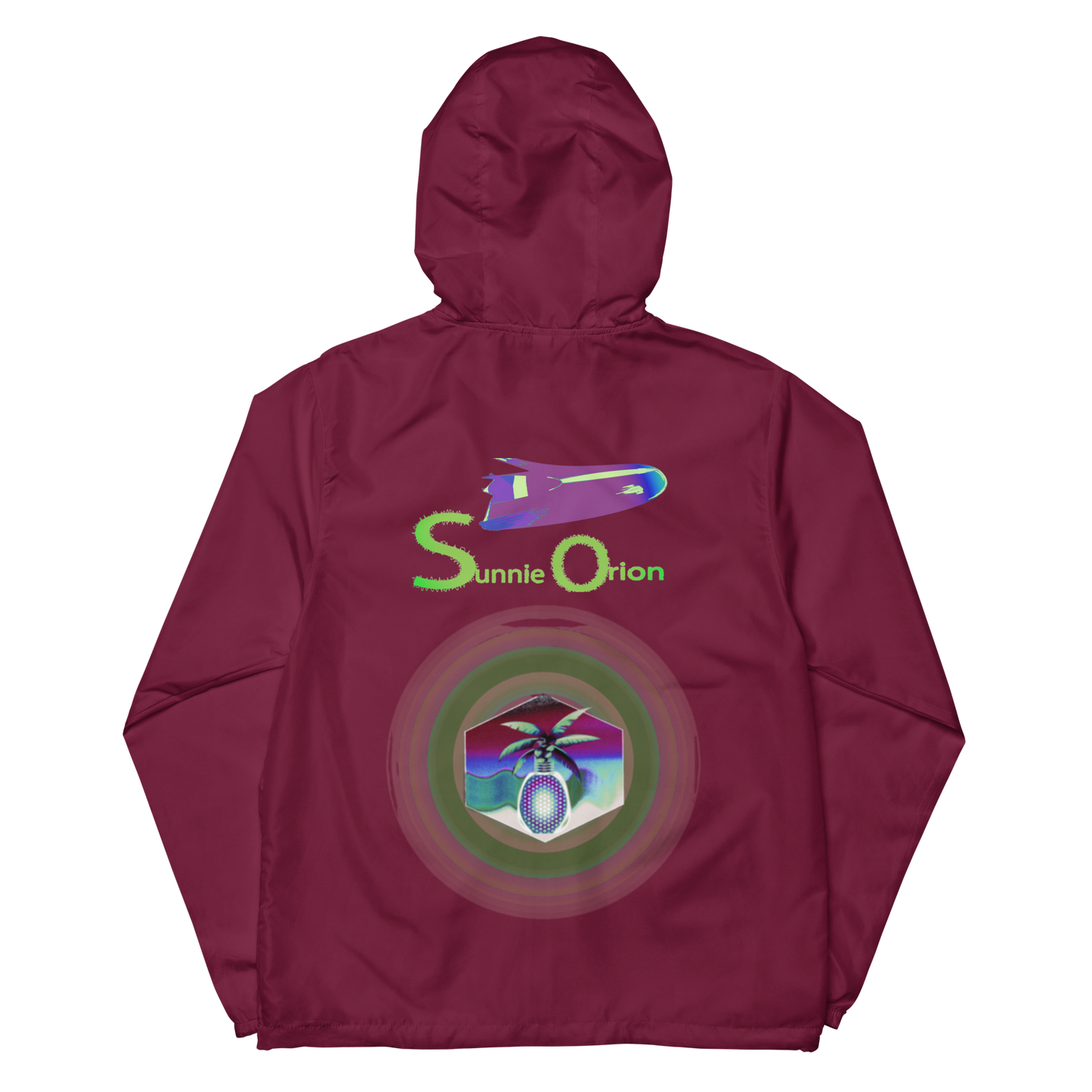 Unisex lightweight zip up windbreaker