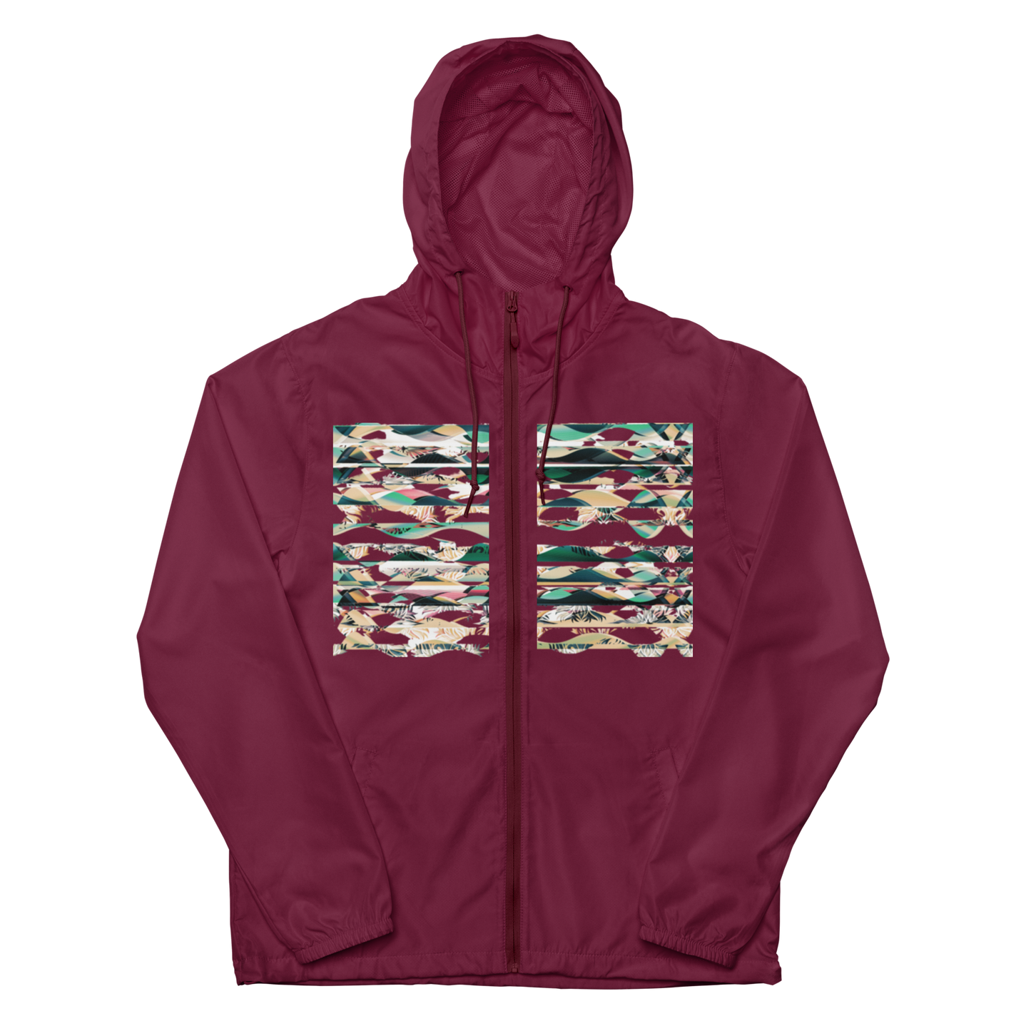 Unisex lightweight zip up windbreaker