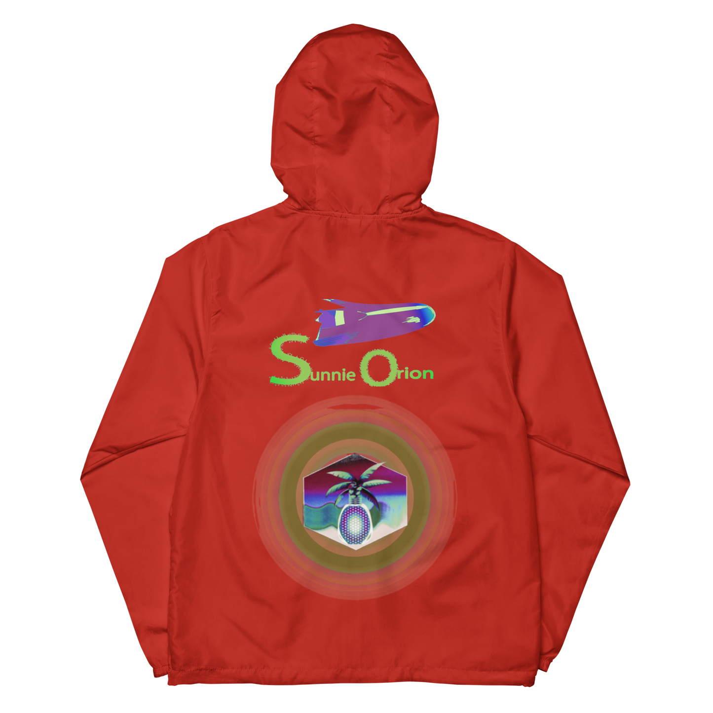 Unisex lightweight zip up windbreaker