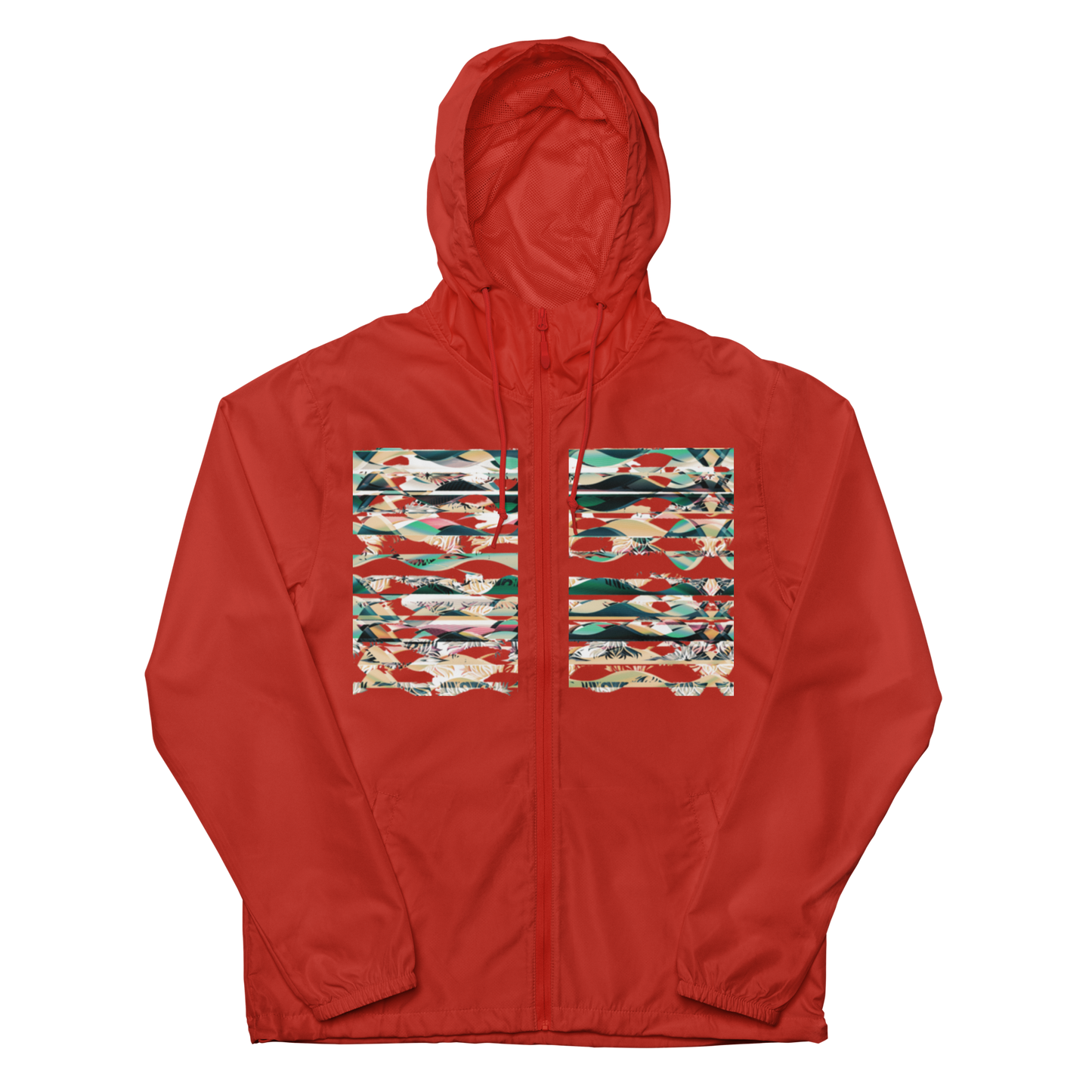 Unisex lightweight zip up windbreaker