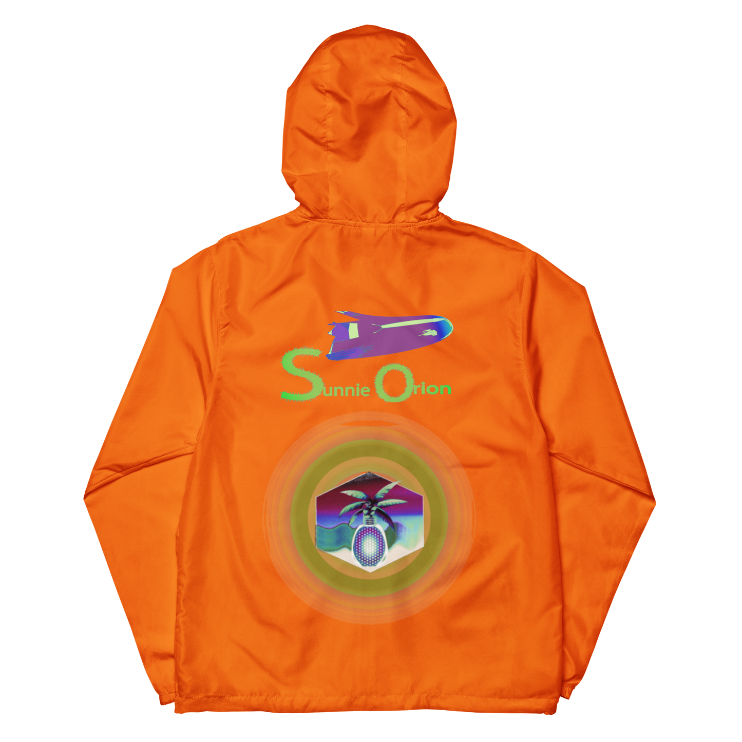 Unisex lightweight zip up windbreaker