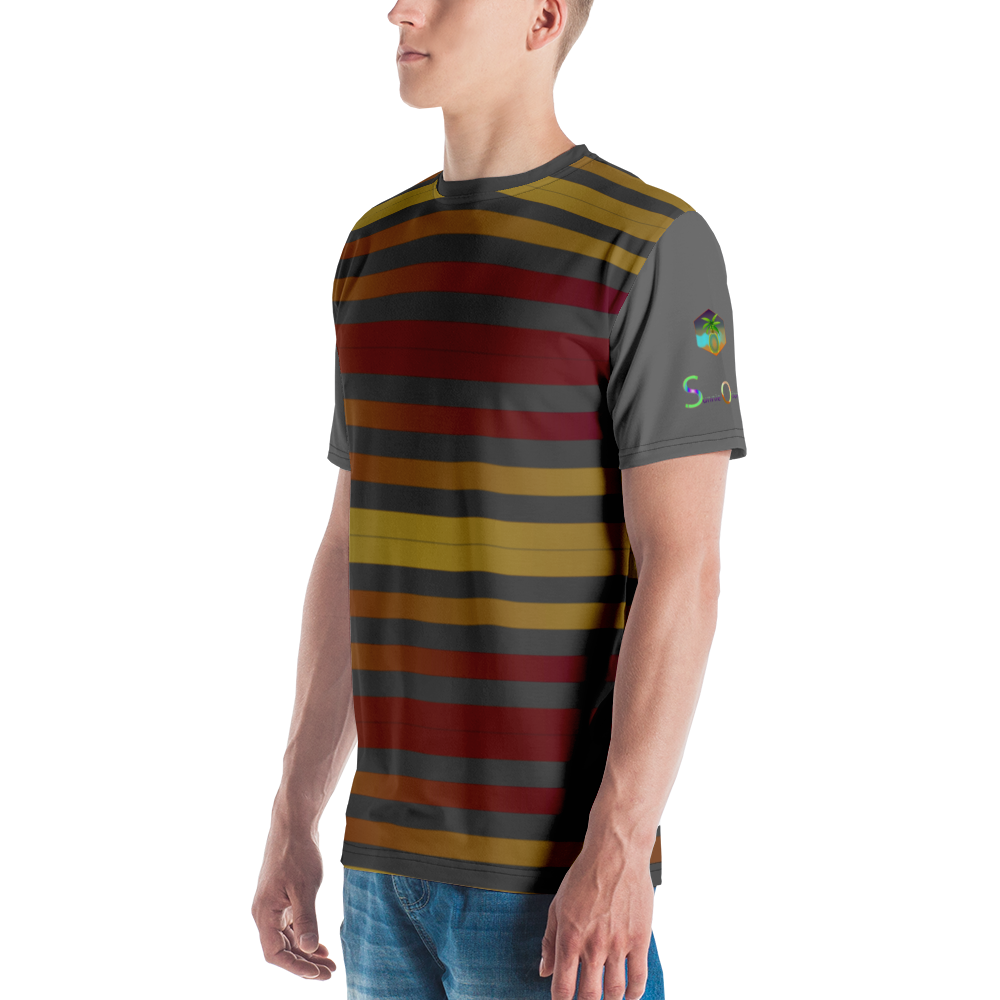 Golden Burgundy gradient Men's T