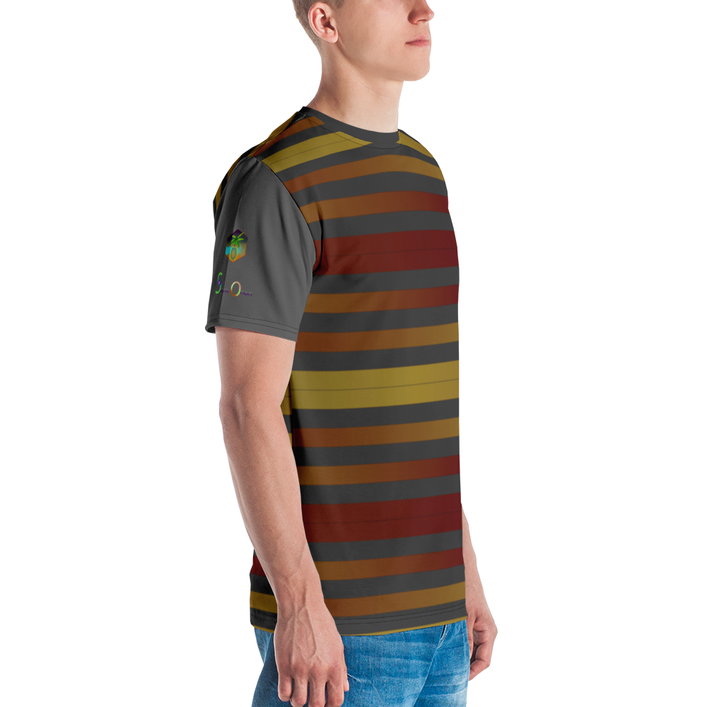 Golden Burgundy gradient Men's T