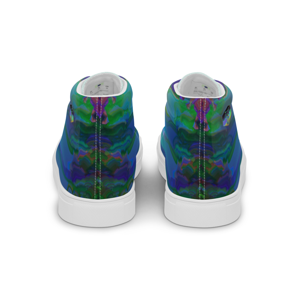 Men’s high top canvas shoes