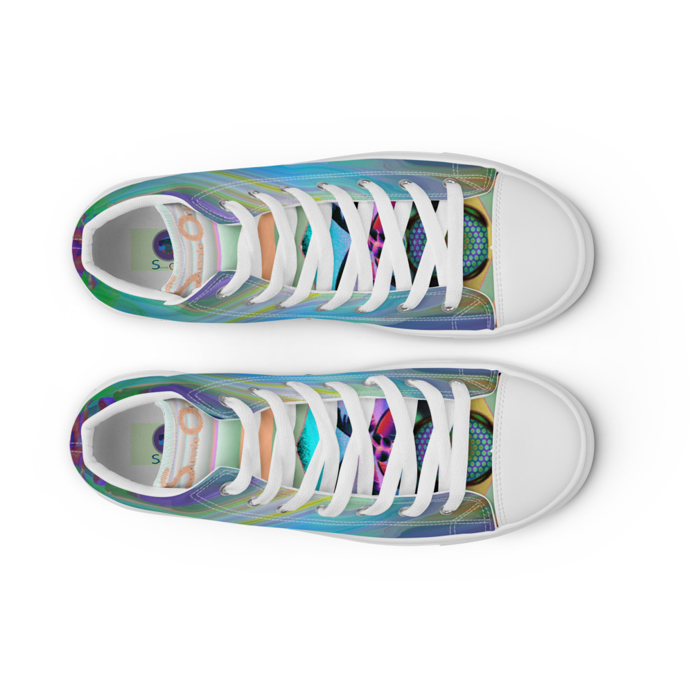 Men’s high top canvas shoes