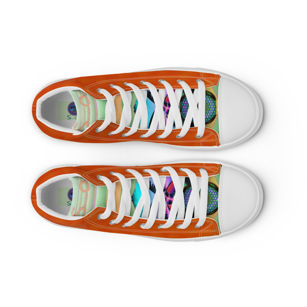 Men’s high top canvas shoes