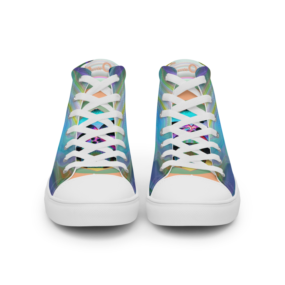 Men’s high top canvas shoes