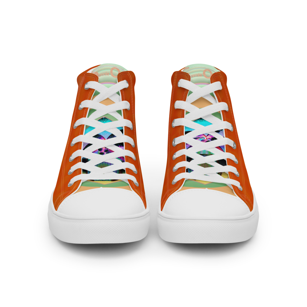 Men’s high top canvas shoes