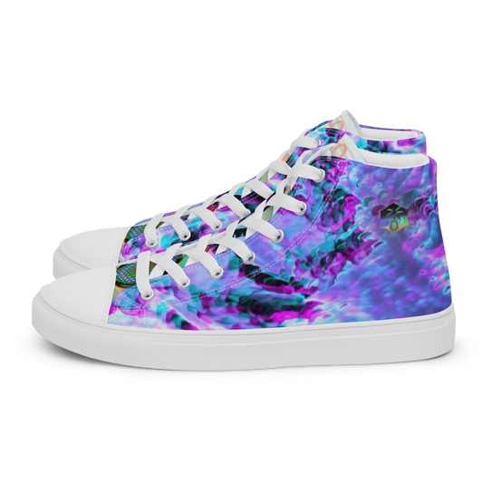 Men’s high top canvas shoes