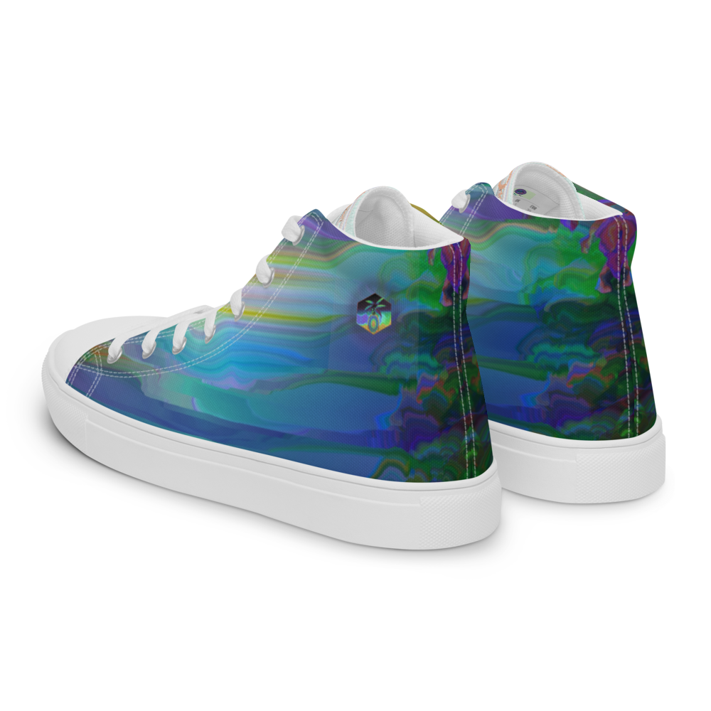 Men’s high top canvas shoes