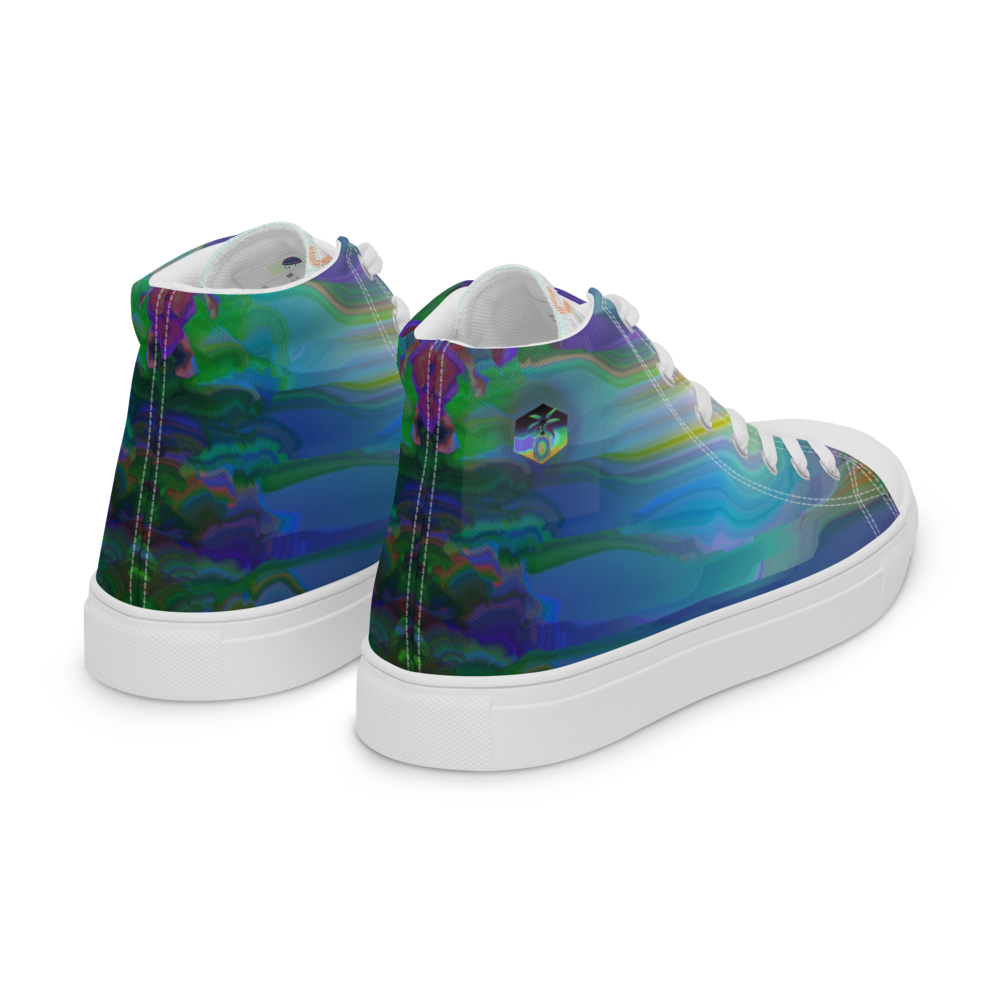 Men’s high top canvas shoes