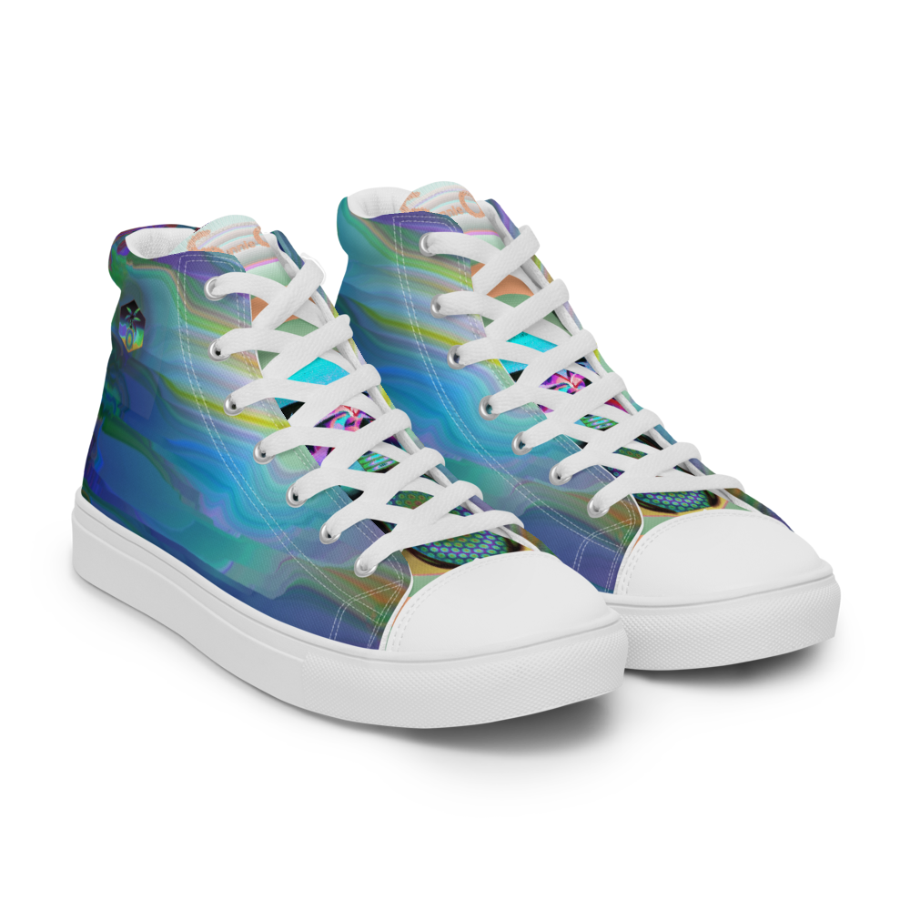 Men’s high top canvas shoes