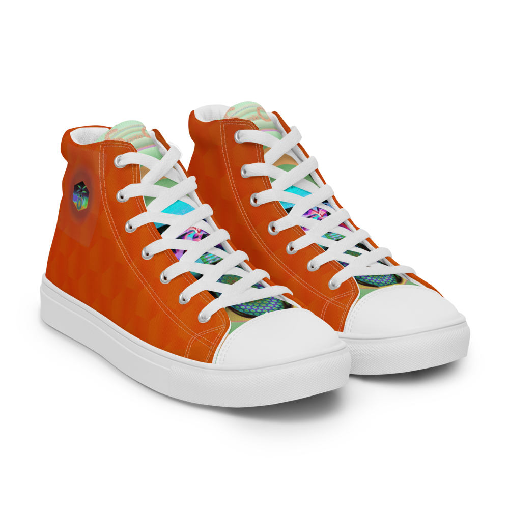 Men’s high top canvas shoes