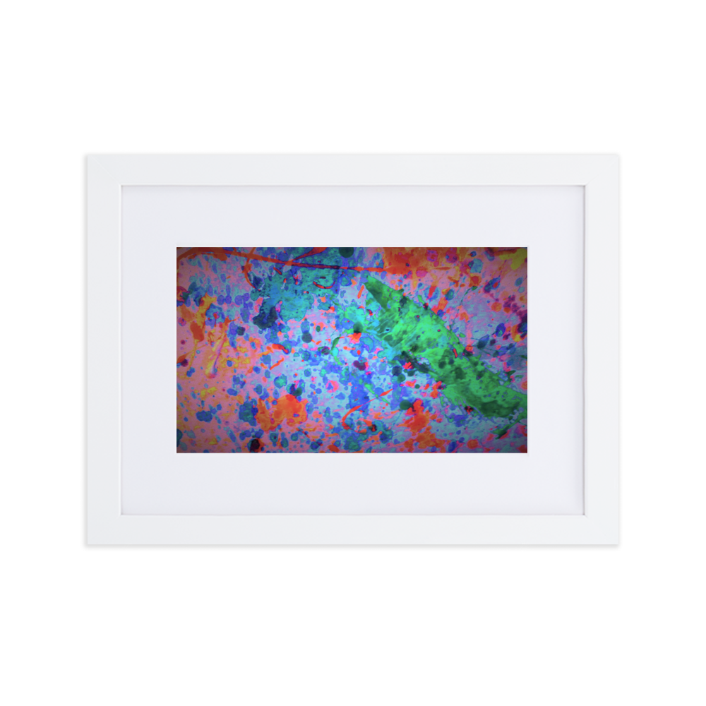 SurWood Framed Poster With Mat