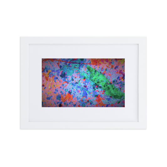 SurWood Framed Poster With Mat