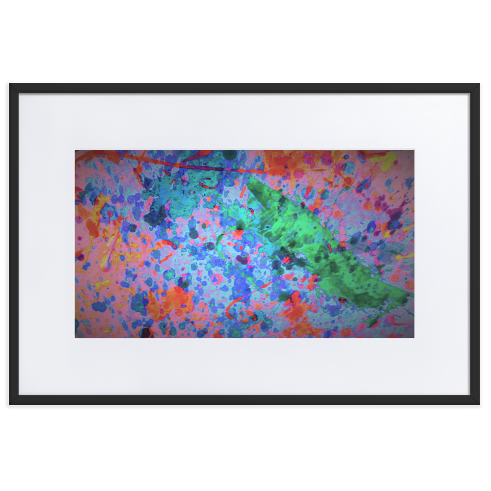 SurWood Framed Poster With Mat