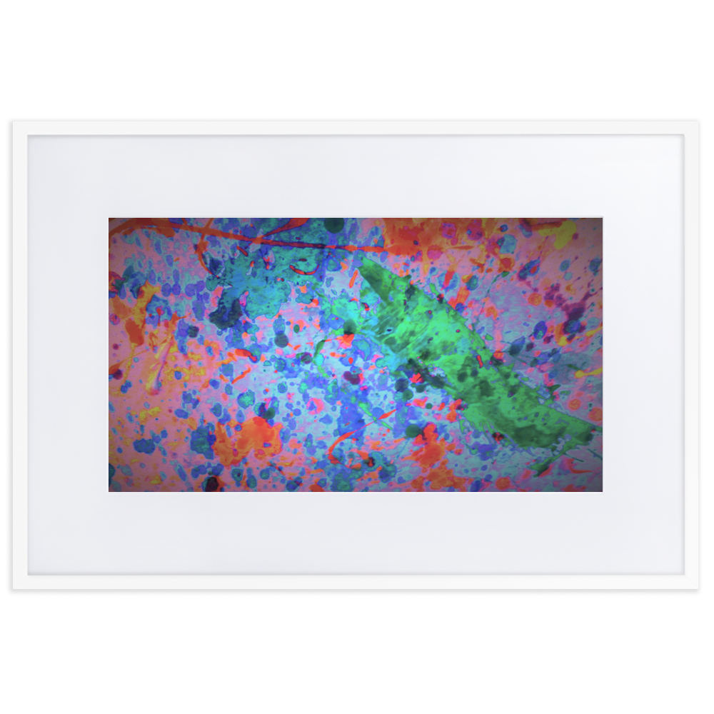SurWood Framed Poster With Mat