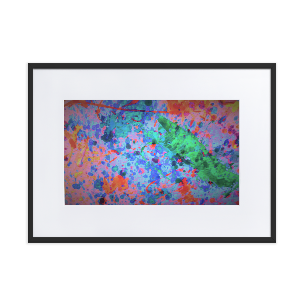 SurWood Framed Poster With Mat