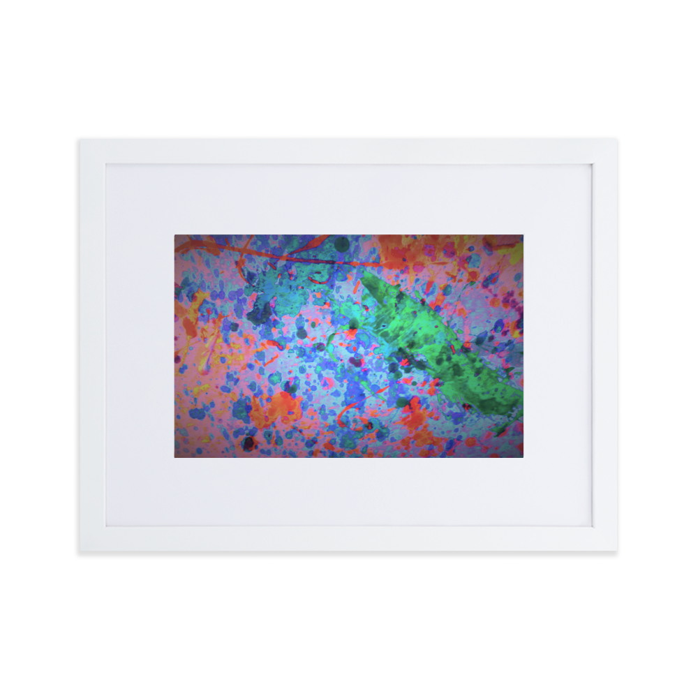 SurWood Framed Poster With Mat