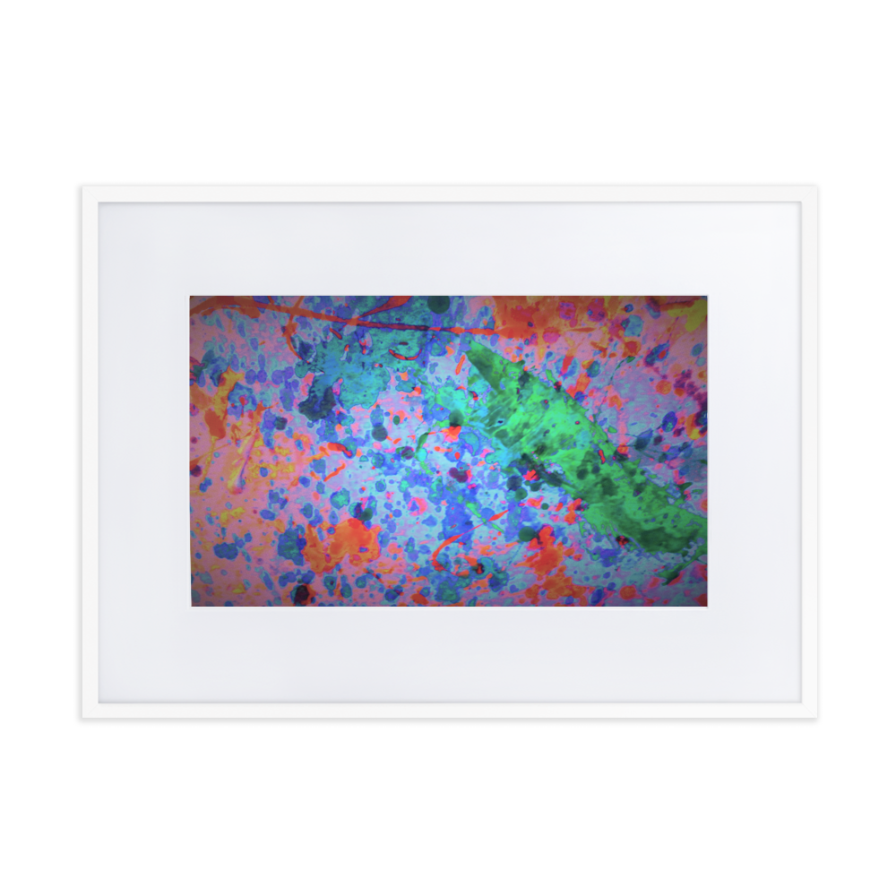 SurWood Framed Poster With Mat
