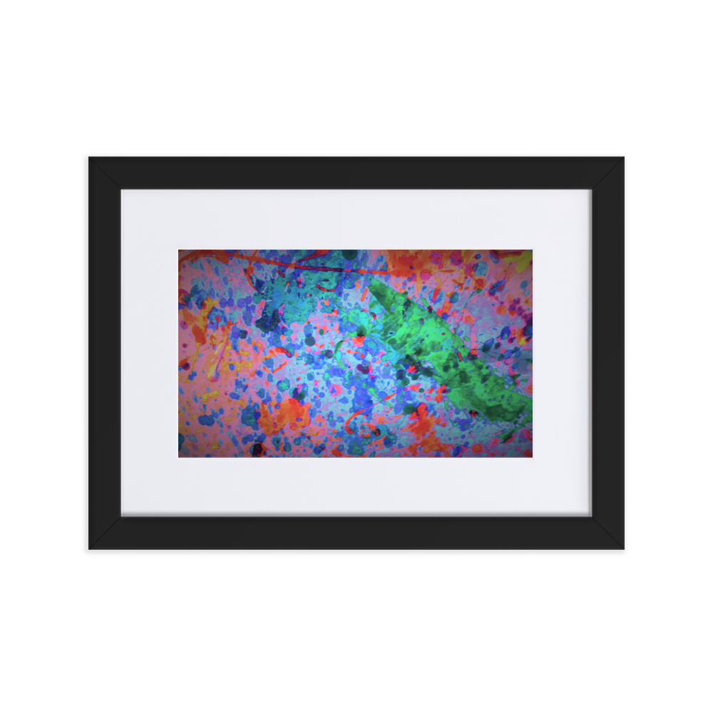 SurWood Framed Poster With Mat