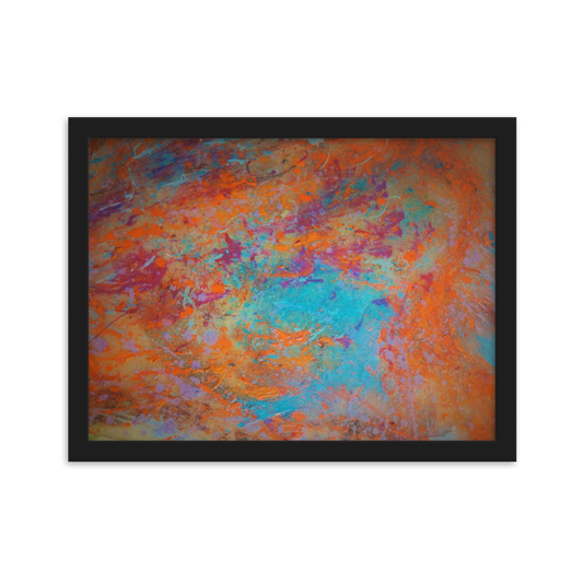 Orbit Framed matte paper poster