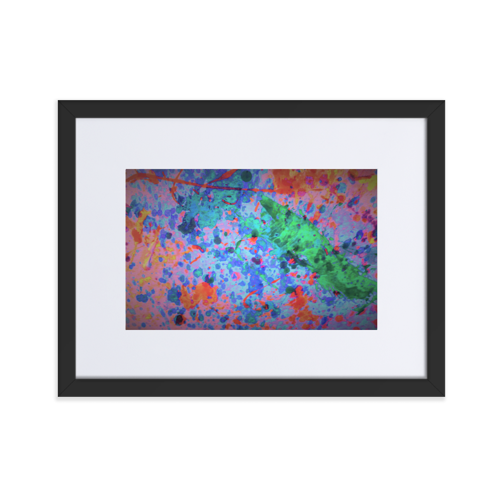 SurWood Framed Poster With Mat