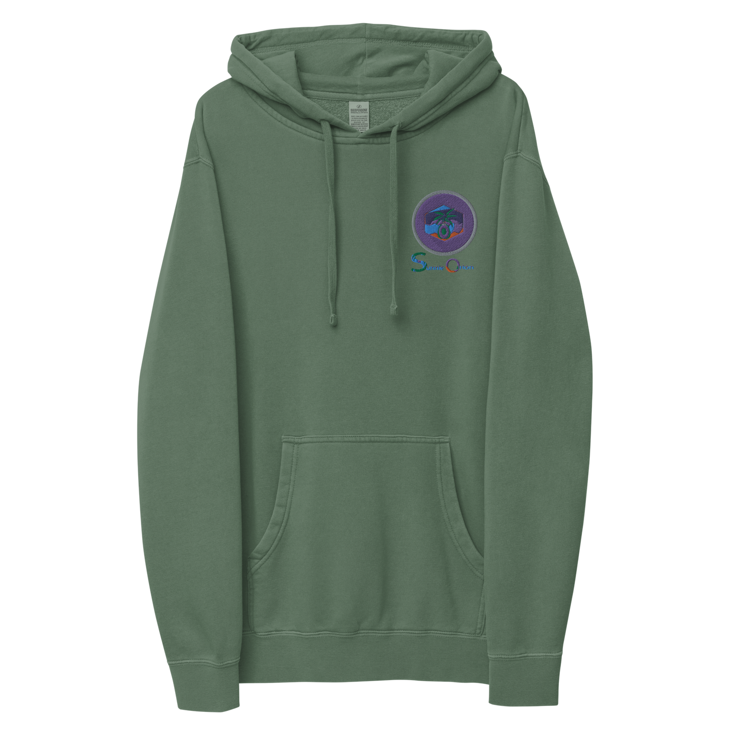 Unisex pigment-dyed hoodie