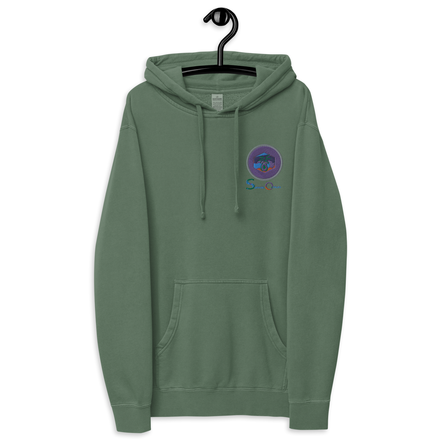 Unisex pigment-dyed hoodie