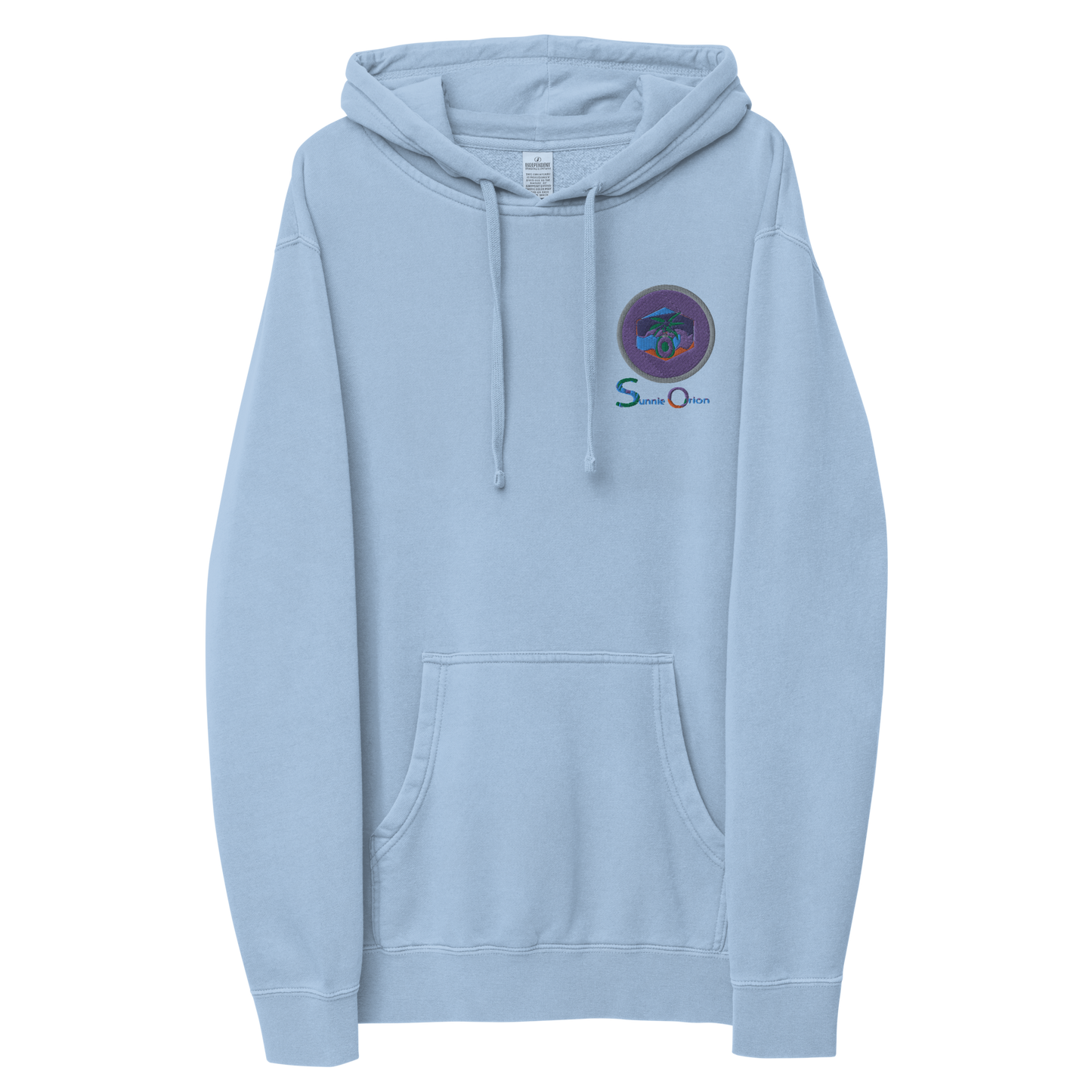 Unisex pigment-dyed hoodie