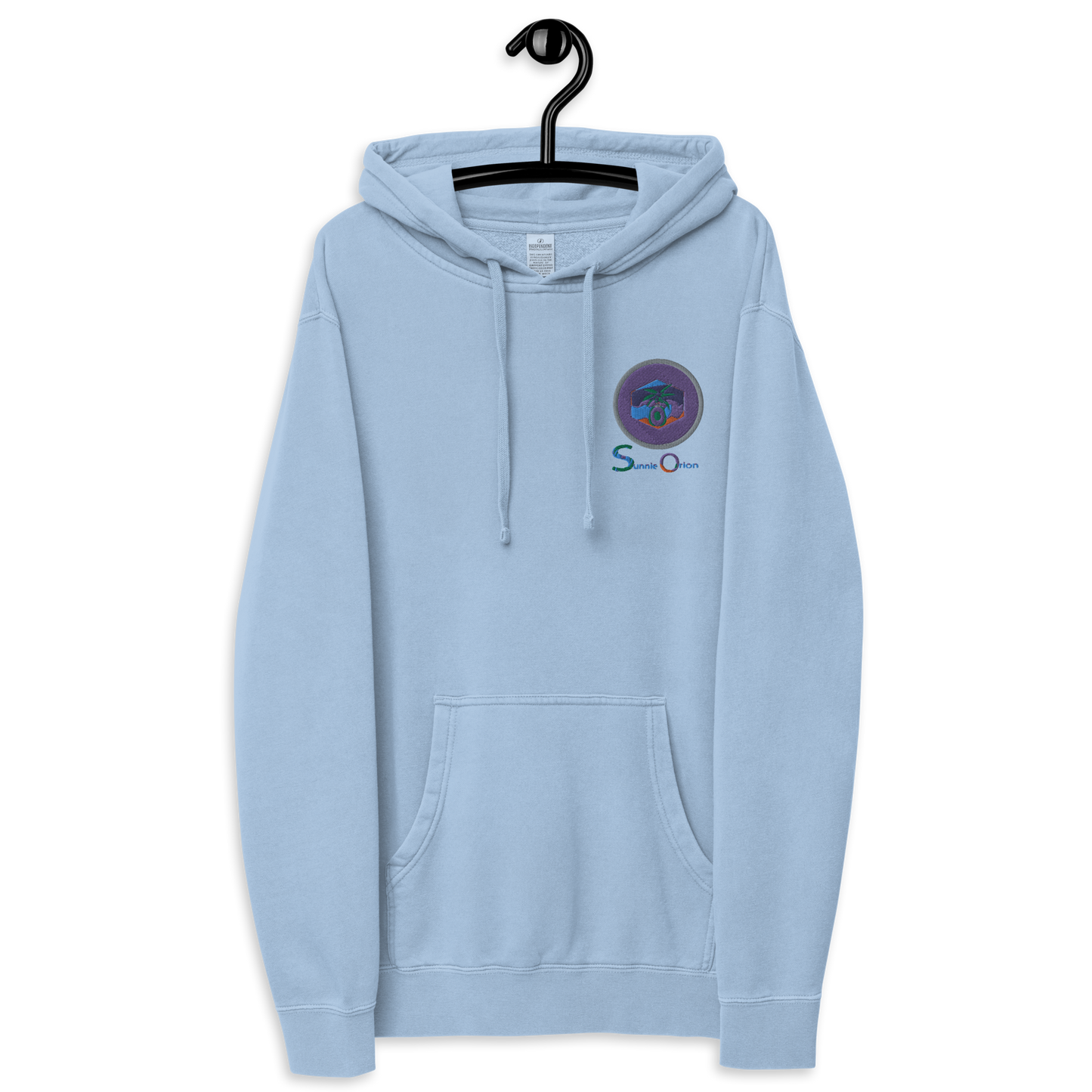 Unisex pigment-dyed hoodie