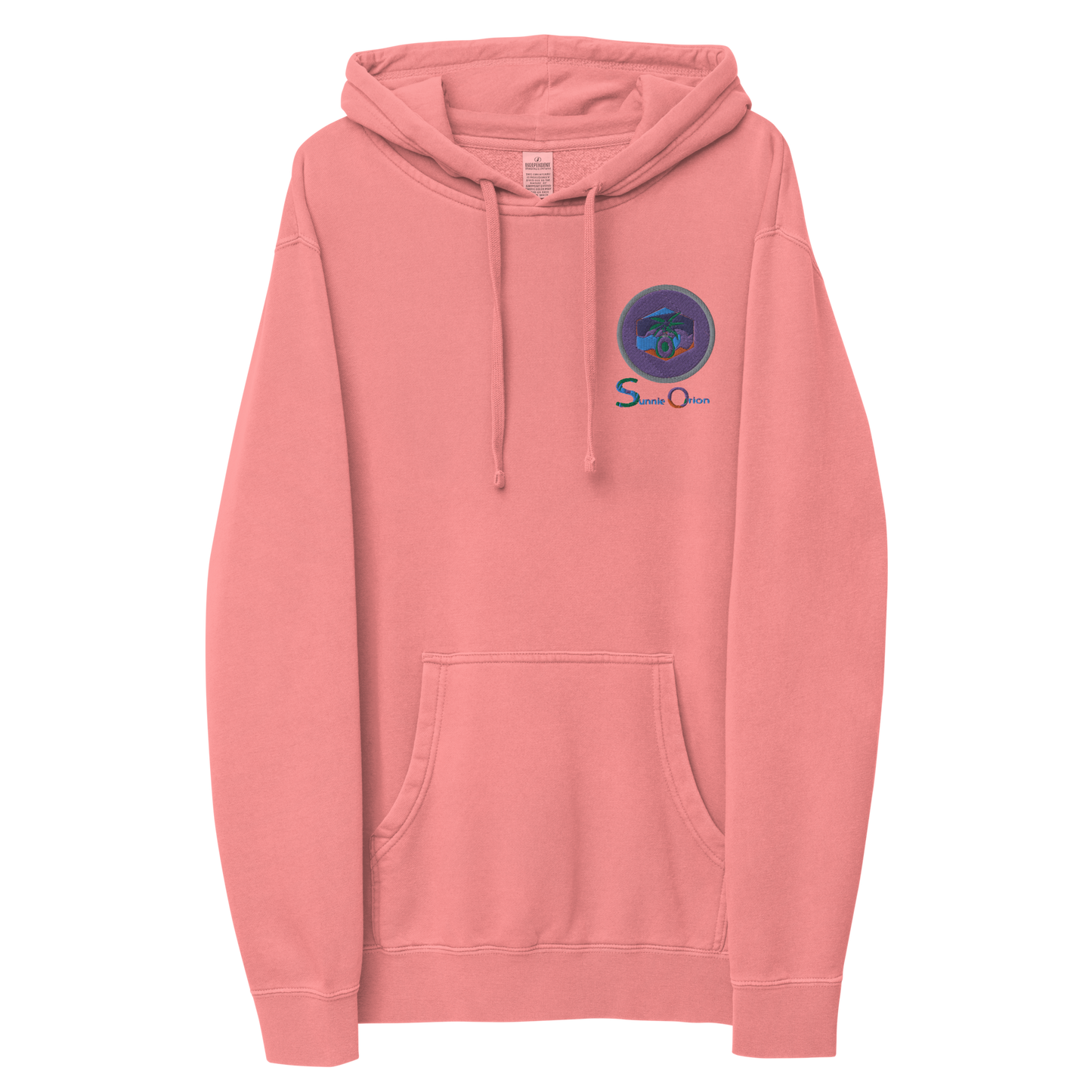 Unisex pigment-dyed hoodie