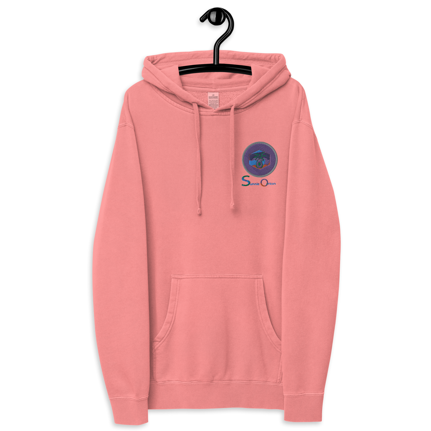 Unisex pigment-dyed hoodie