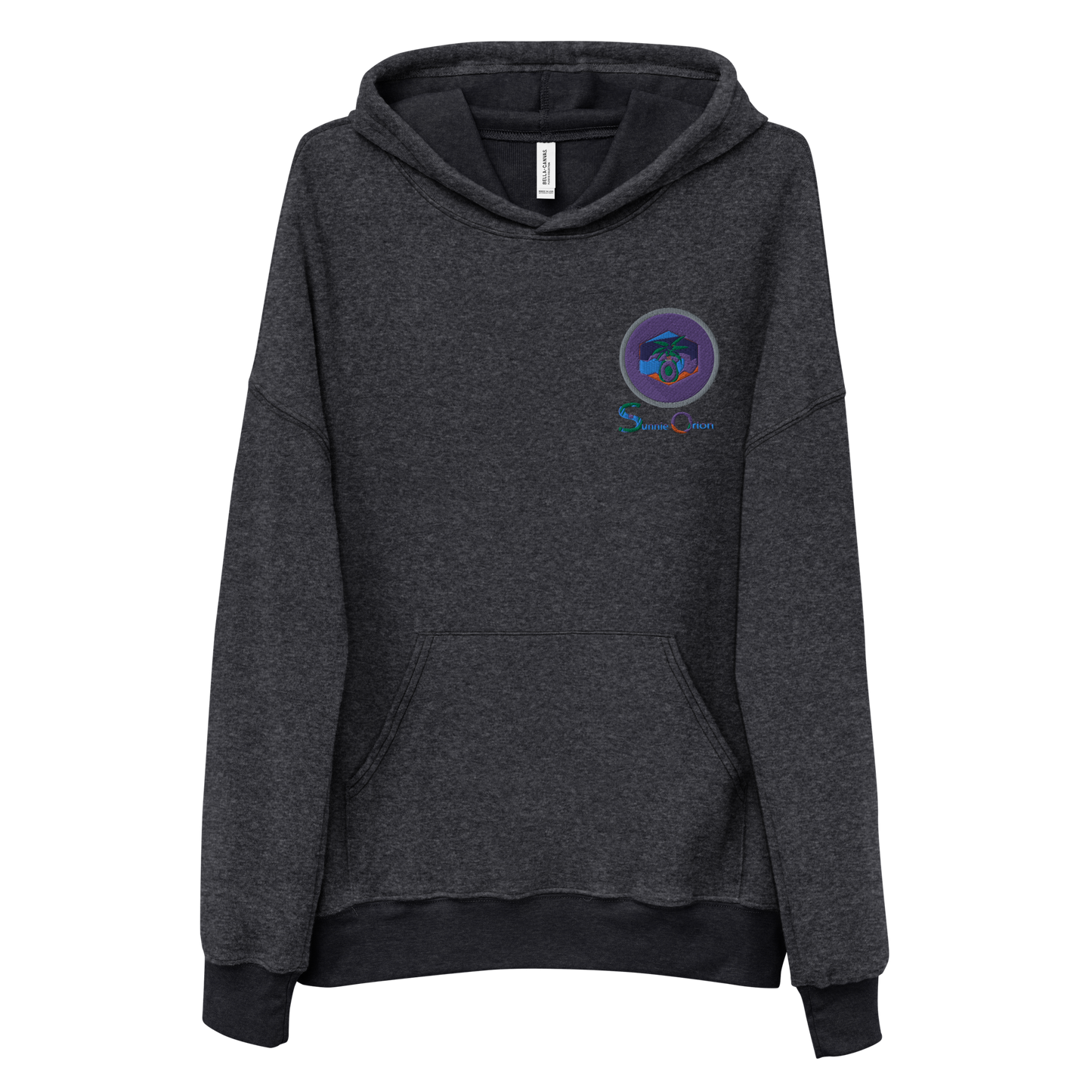 Unisex sueded fleece hoodie