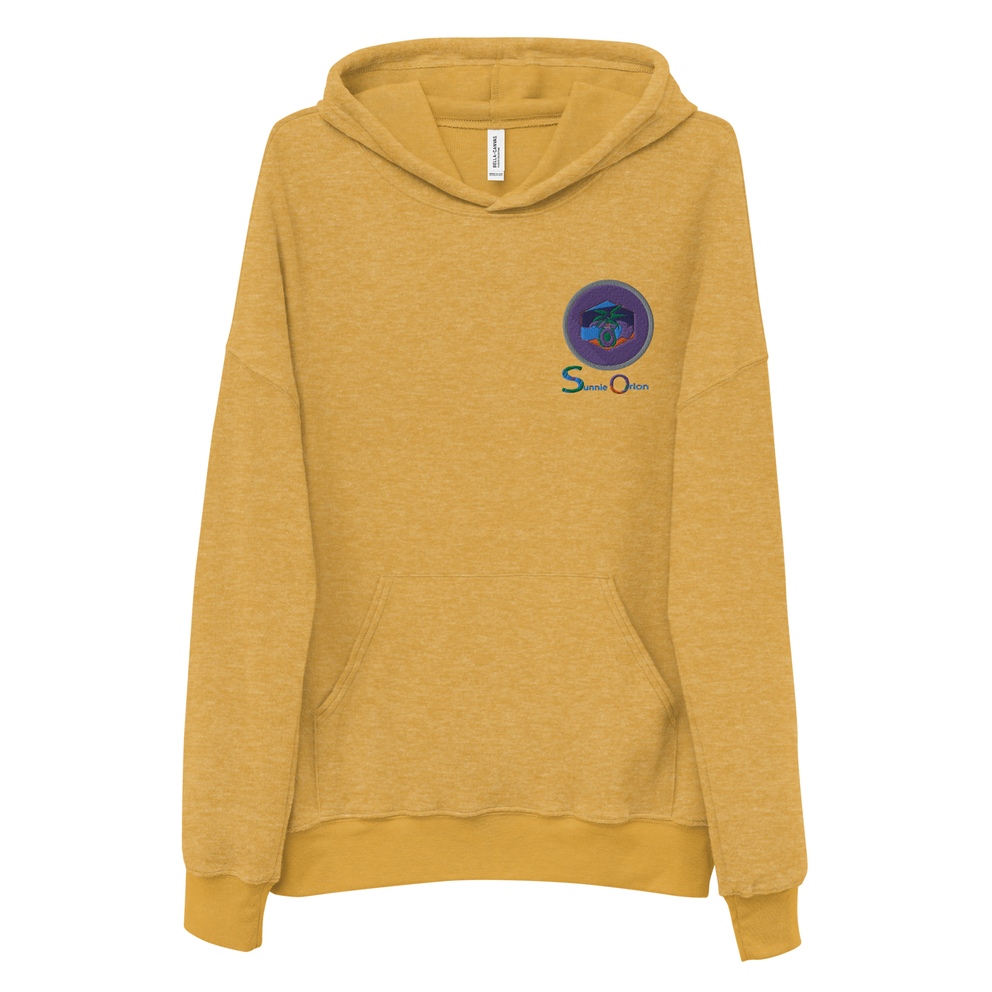Unisex sueded fleece hoodie