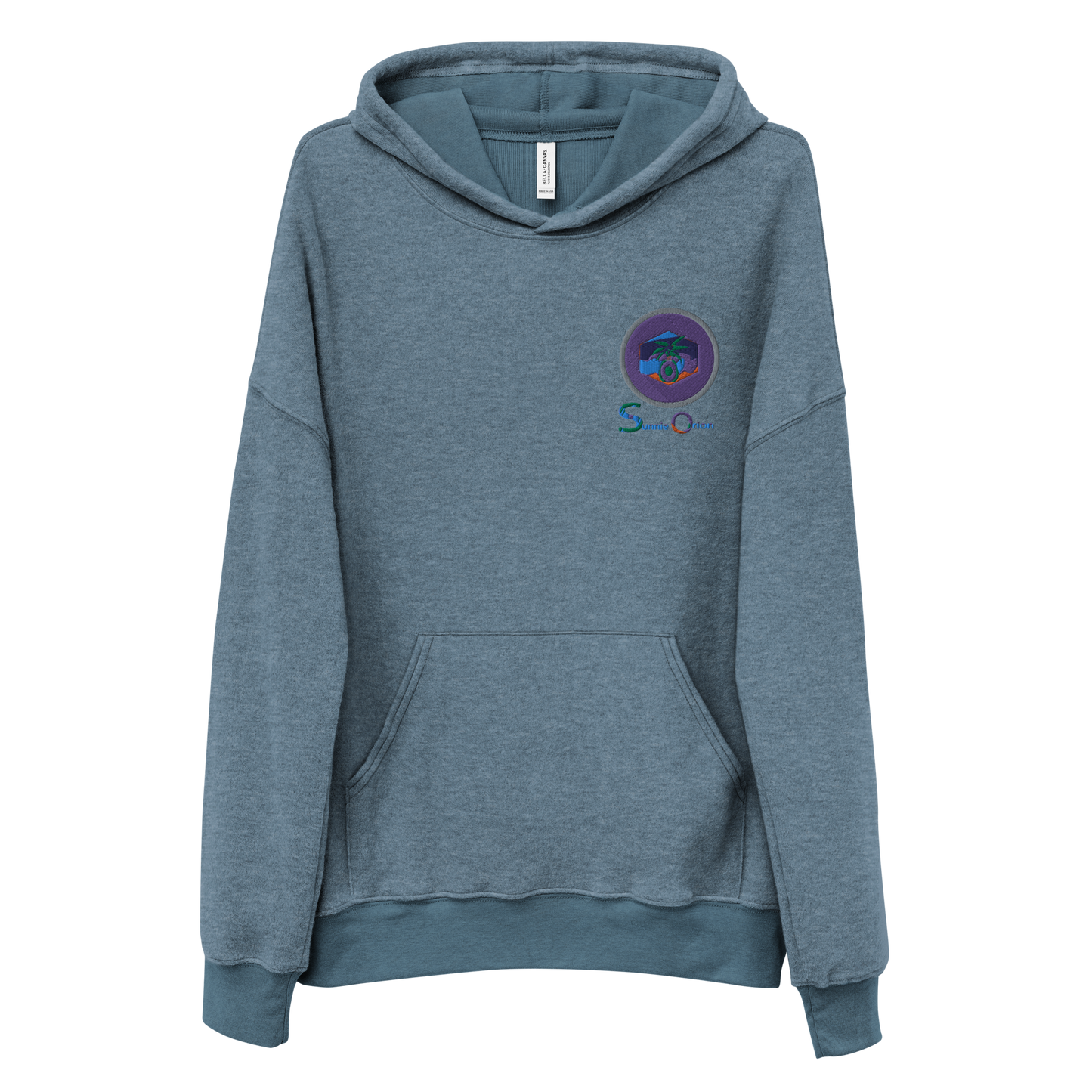 Unisex sueded fleece hoodie
