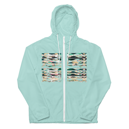Unisex lightweight zip up windbreaker