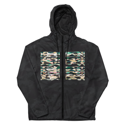Unisex lightweight zip up windbreaker
