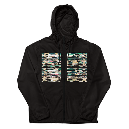 Unisex lightweight zip up windbreaker