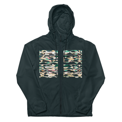 Unisex lightweight zip up windbreaker