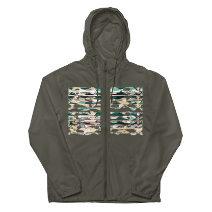 Unisex lightweight zip up windbreaker