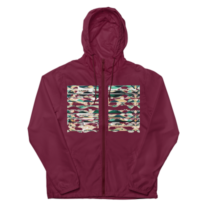 Unisex lightweight zip up windbreaker