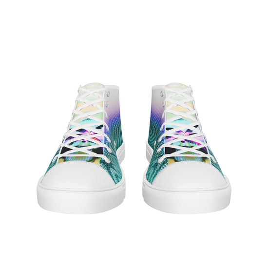 Men’s high top canvas shoes