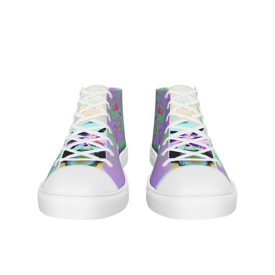 Men’s high top canvas shoes