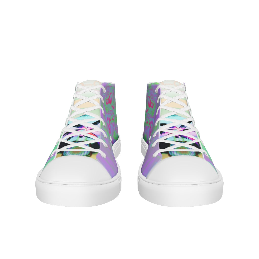 Men’s high top canvas shoes