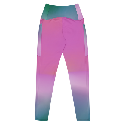 Crossover leggings with pockets