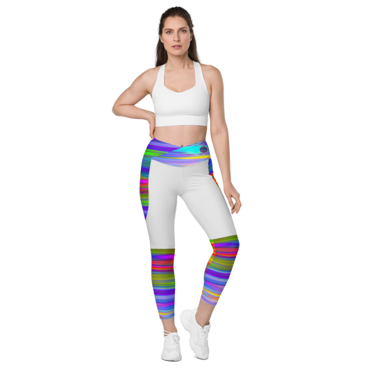 Crossover leggings with pockets